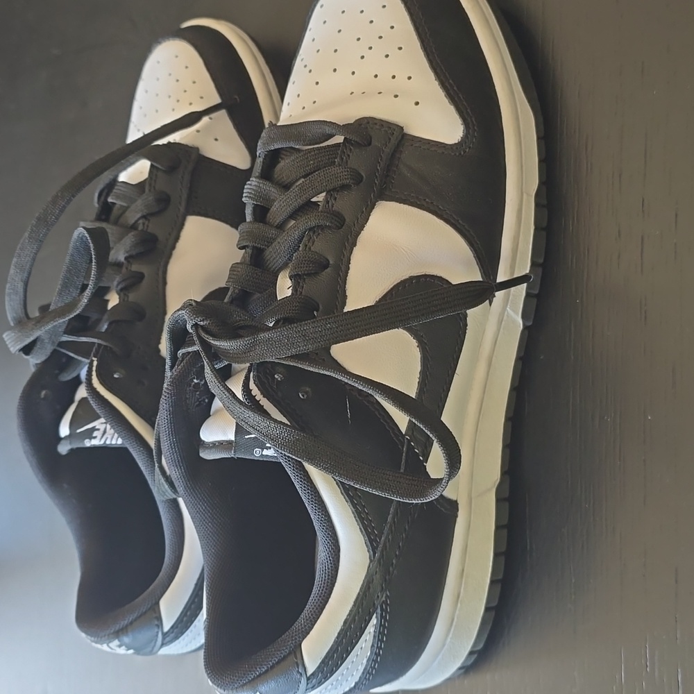 Black and White Nike Dunks only worn a couple of times.